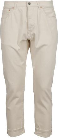 TELA GENOVA Denim 5-Pocket Jeans - Heren - Slim Fit Jeans - Beige - W30 - Denim - Jeans