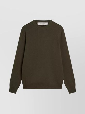 Golden Goose organic cotton logo crew neck sweater