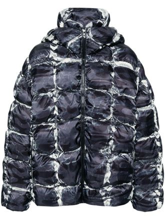Diesel Piumino W-claus-camu - Nero