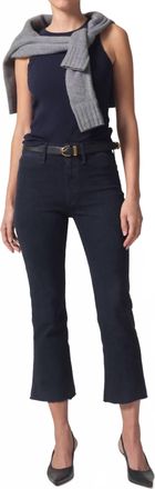 Citizens Of Humanity Isola Cropped Trouser In Navy