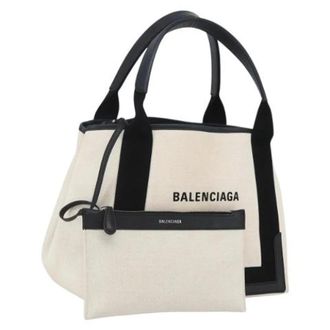 Balenciaga Pre-owned Tote Bags, female, White, Size: ONE SIZE Pre-owned Vintage Tote Bag