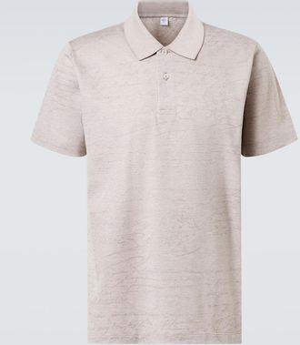 Berluti Printed cotton polo shirt