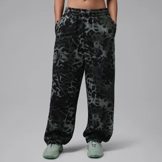 Nike Jordan Womens Jordan Brooklyn Fleece Pants in Black | IX6902-010