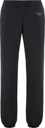 Givenchy Katoenen trainingsbroek met zijzakken - Heren - Sweatpants - Zwart - M - Katoen - Broeken