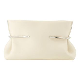 Givenchy Shoulder Bags, female, White, Size: ONE SIZE Pinch Soft Clutch