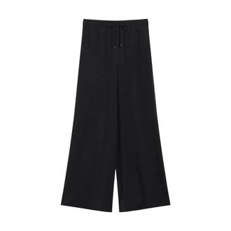 Max Mara Wide Trousers, female, Blue, Size: S Wide Trousers