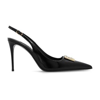 Dolce & Gabbana Dames, Schoenen, Zwart, Maat: 37 1/2 EU Leer
