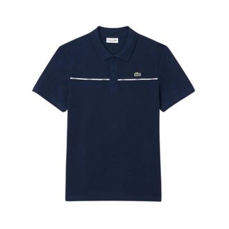 Lacoste Heren, Tops, Blauw, Maat: L Katoen