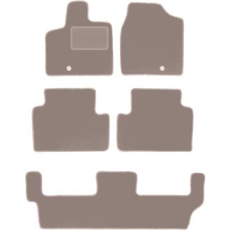 OEM Alfombrillas De Terciopelo Beige Para Volkswagen Routan 7 Plazas (2008-2015)