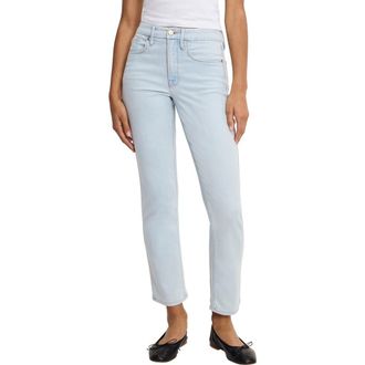 Good American Good Icon Ankle Straight Leg Jeans in Indigo1124 at Nordstrom, Size 15