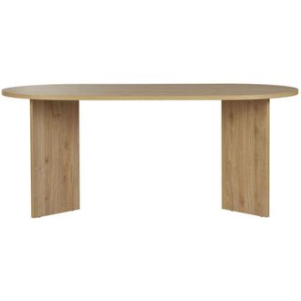 Calicosy Tavolo da pranzo con bordi arrotondati L180 cm - SABLE