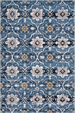Safavieh Alfombra bohemio suroeste de polipropileno azul/beige, 122 x 183 cm