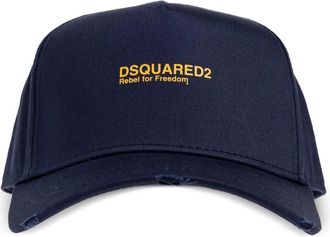 Dsquared2 Cappello da baseball con logo - Blu