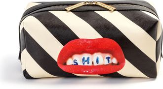 Seletti Toiletpaper Printed Washbag Cm 25.5 X 12.5 X 12 Regimental S