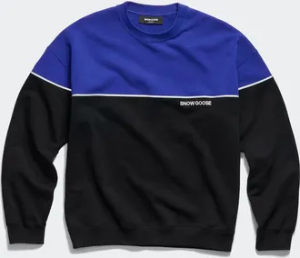 Canada Goose Chandail d&eacute;contract&eacute; &agrave; col rond Dawn - Contraste (Hommes, Optic White/Light Pink, TG)