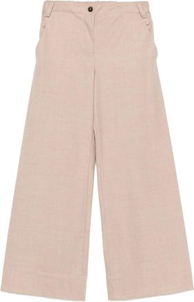 Hemisphere Broek met knopen - Beige