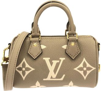 Louis Vuitton Cream Tourterelle Leather Boston Bag (Pre-Owned)