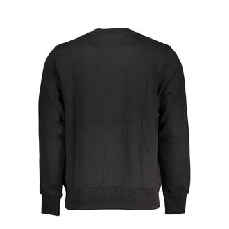 Calvin Klein Logo-Print Cotton Sweatshirt - Black