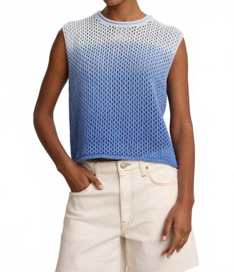 Velvet Nina Mesh Tank Top In Horizon