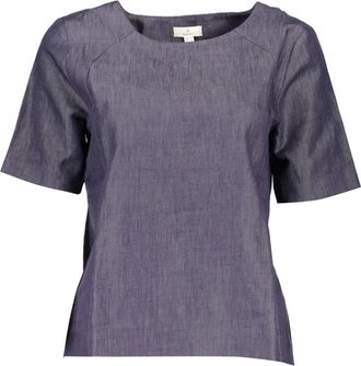 GANT T-Shirts - Dames - Blouses - Blauw - S - Overhemden