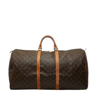 Louis Vuitton Pre-owned Weekend Bags, unisex, Brown, Size: ONE SIZE Pre-owned Keepall 60 Travel Bag