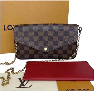 Louis Vuitton Damier Ebene Felice GM Shoulder Bag