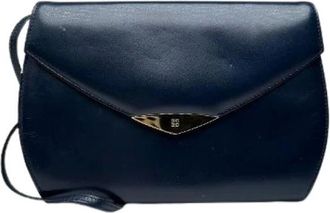 Givenchy Pre-owned Shoulder Bags, female, Blue, Size: ONE SIZE Pre-owned Shoulder Bag