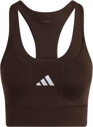 adidas Adi365 Pocket Sports Bra in Aurora Coffee at Nordstrom Rack, Size X-Large