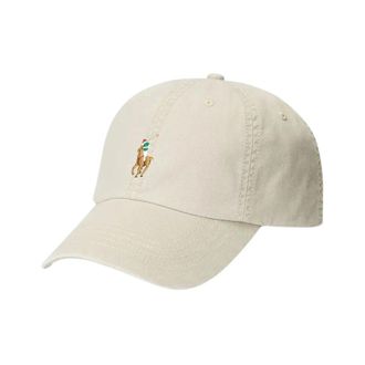 Polo Ralph Lauren Stretch-katoen keper baseballpet - Heren - Petten - Beige - ONE Size - Katoen - Accessoires