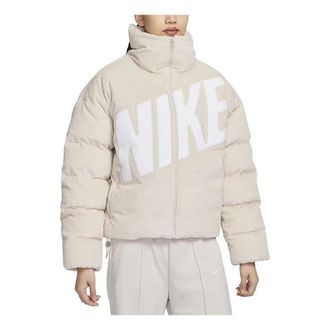 Nike (WMNS) Nike Sportswear Essential Therma-FIT Oversized Corduroy Puffer Light Orewood Brown FD8214-104