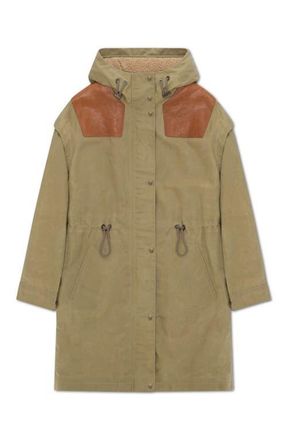 Fortela Olive Waxed Cotton Parka in Olive Green at Nordstrom, Size 40 Eu