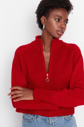 Trendyol Dames Raglan Mouw Recht Sweatshirt