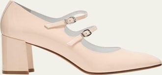 Carel Alice Patent Mary Jane Duo Pumps