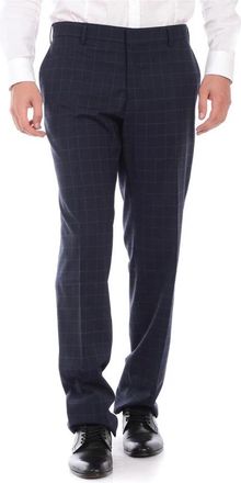 Daniele Alessandrini Jeans - Heren - Nette broeken - Blauw - 2XL - Wol - Broeken