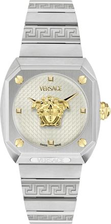 Versace Medusa Antares Womens Silver Watch VE0R00325 Stainless Steel - One Size