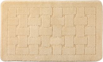 TJ Hughes Orkney - Crosshatch Bath mat in Cream - TJ Hughes