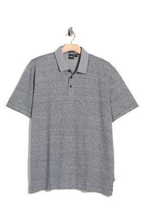 BOSS Press Short Sleeve Polo in Dark Blue at Nordstrom Rack, Size Xxx-Large