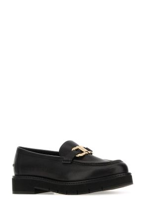 Ferragamo Womens Maryan Lug Neroneronero Upper: Calf Mocassini Loafers