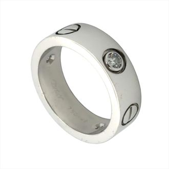 Cartier Love White Gold (18K) Band Ring (Pre-Owned)