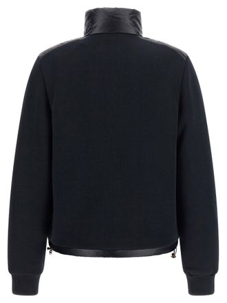 Moncler Quilted Two-Tone Down Jacket - Black