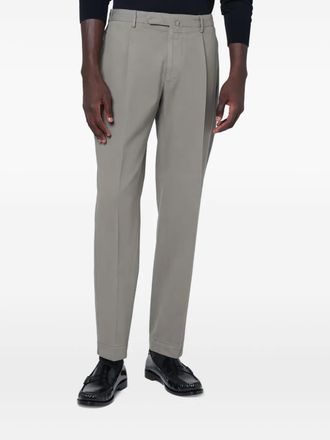 Santaniello pressed-crease trousers - Grey