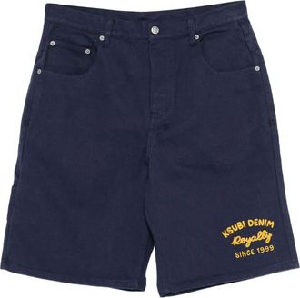 Ksubi Maxx shorts met borduurwerk - Blauw