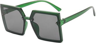 Generic Mens Outdoor Sunglasses Womens Vacation Driving Sun Glasses(Green)