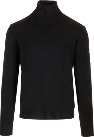 Ballantyne Merino wollen coltrui - Heren - Coltruien - Zwart - XL - Wol - Truien & Vesten