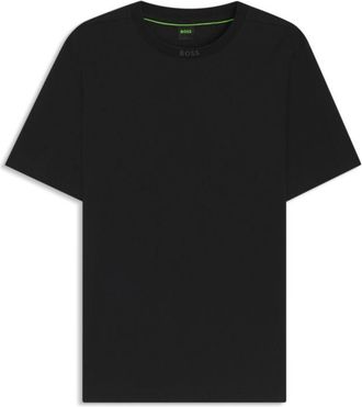 BOSS Logo-collar T-shirt in cotton jersey