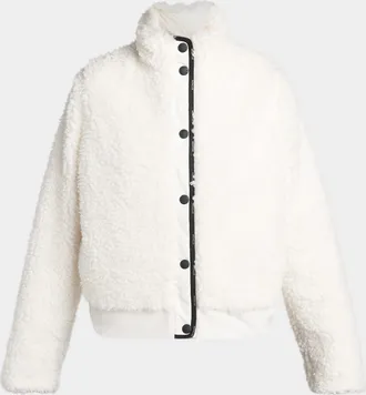 Moncler Short Down Teddy Jacket
