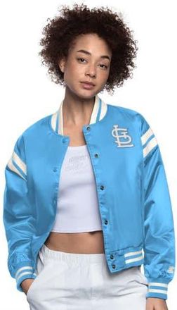 Starter Womens Starter Light Blue St. Louis Cardinals Full Count Full-Snap Varsity Jacket at Nordstrom, Size X-Large