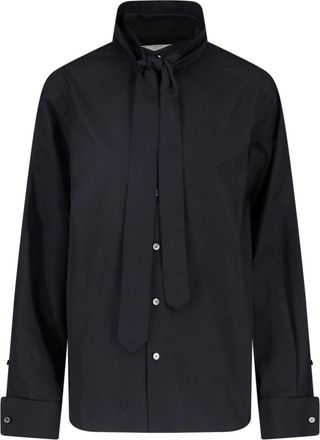 sacai Camicia In Popeline Di Raso