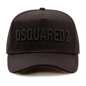 Dsquared2 Baseball Cap - Heren - Petten - Zwart - ONE Size - Katoen - Accessoires