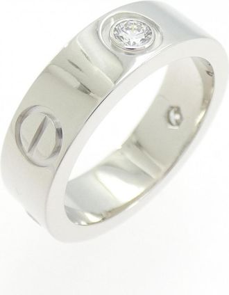 Cartier White Gold White Gold (18K) Band Ring (Pre-Owned)